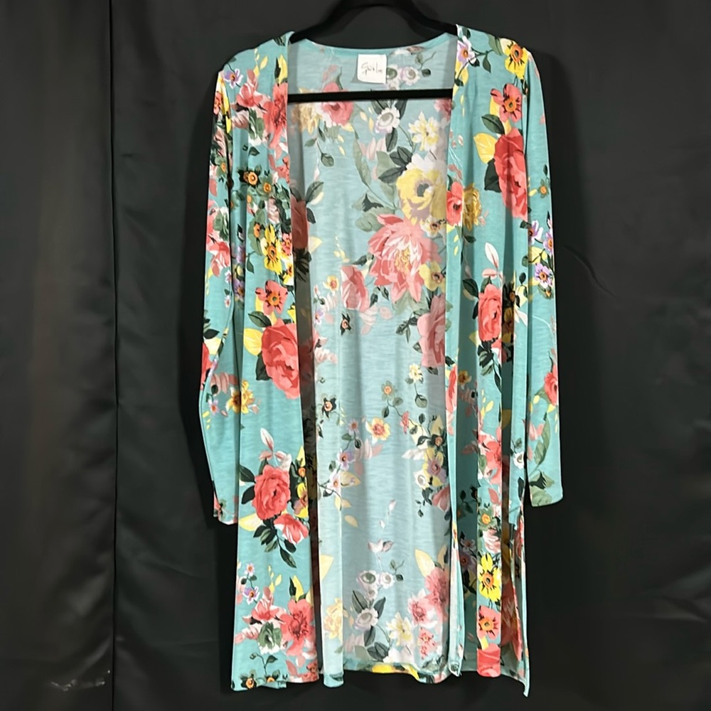 Women’s Sew in Love Floral Long Sleeve Cardigan